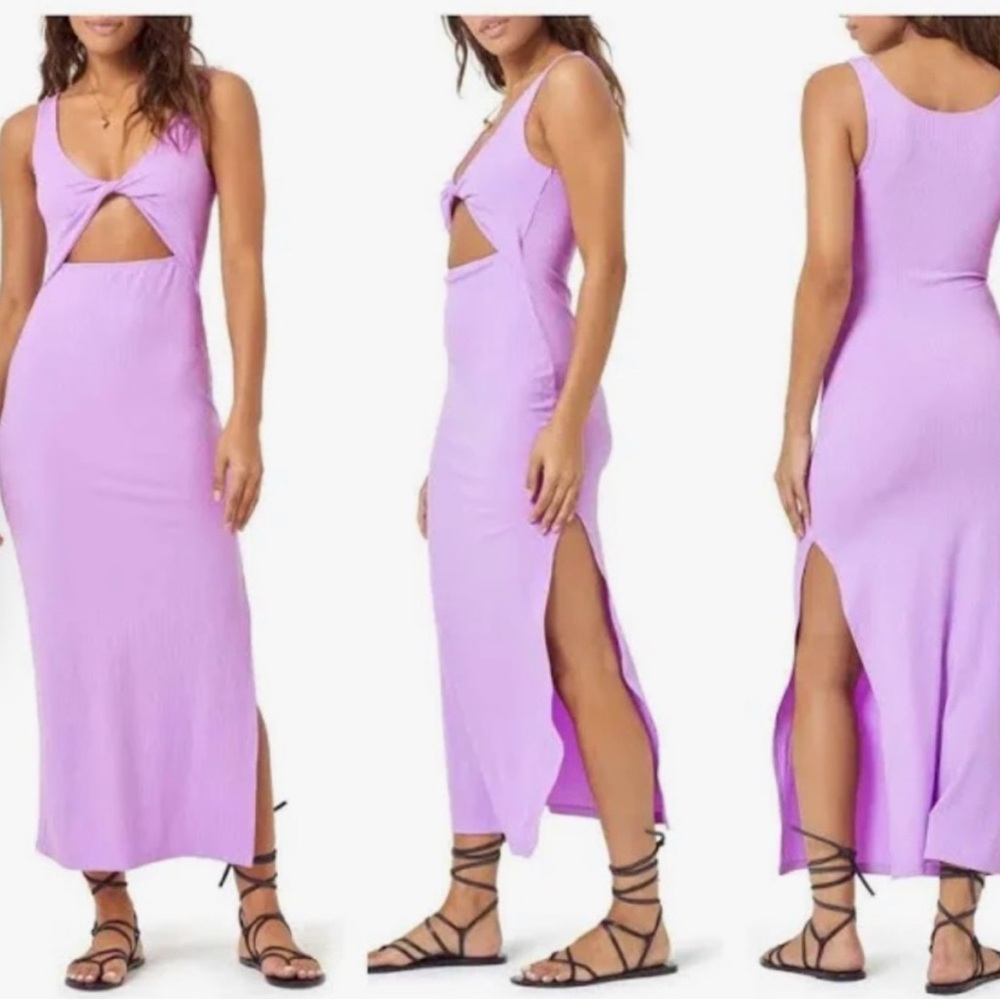 L*Space Purple Midi Dress Size Small worm once, excellent condition